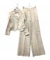 MaxMara（マックスマーラ）の古着「90's リネンセットアップスーツ」｜ベージュ