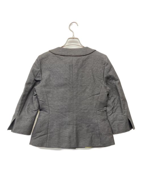 MaxMara（マックスマーラ）MaxMara (マックスマーラ) 90's ノーカラーセットアップスーツ ブラウン サイズ:40の古着・服飾アイテム