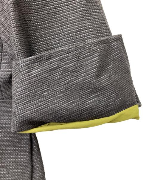 MaxMara（マックスマーラ）MaxMara (マックスマーラ) 90's ノーカラーセットアップスーツ ブラウン サイズ:40の古着・服飾アイテム