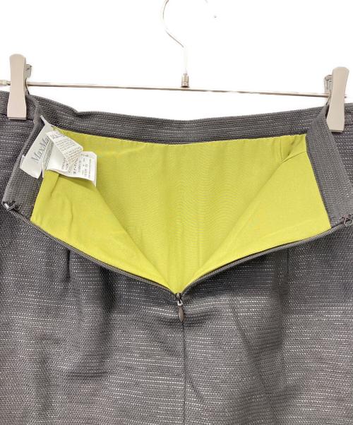 MaxMara（マックスマーラ）MaxMara (マックスマーラ) 90's ノーカラーセットアップスーツ ブラウン サイズ:40の古着・服飾アイテム