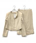 MaxMaraマックスマーラ）の古着「90's セットアップスーツ」｜ベージュ