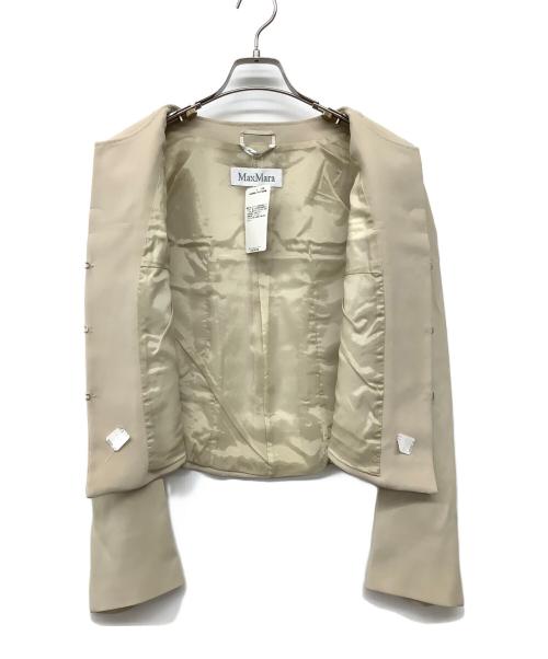 MaxMara（マックスマーラ）MaxMara (マックスマーラ) 90's セットアップスーツ ベージュ サイズ:42（ML)の古着・服飾アイテム