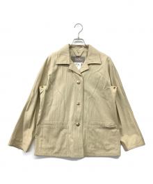 MaxMara（マックスマーラ）の古着「金釦レインコート」｜ベージュ