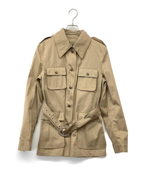 MaxMara（マックスマーラ）MaxMara (マックスマーラ) レインジャケット ベージュ サイズ:42（ML)の古着・服飾アイテム