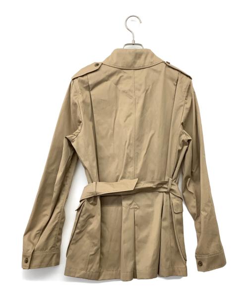 MaxMara（マックスマーラ）MaxMara (マックスマーラ) レインジャケット ベージュ サイズ:42（ML)の古着・服飾アイテム