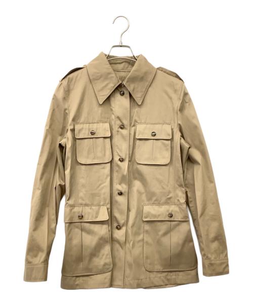 MaxMara（マックスマーラ）MaxMara (マックスマーラ) レインジャケット ベージュ サイズ:42（ML)の古着・服飾アイテム