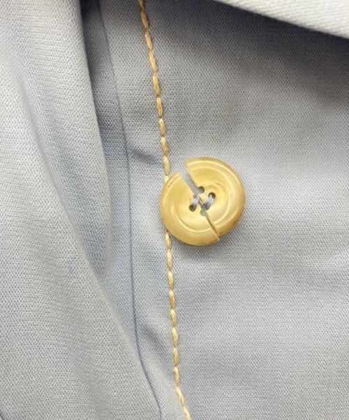 MaxMara（マックスマーラ）MaxMara (マックスマーラ) ダブルショートコート スカイブルー サイズ:44の古着・服飾アイテム