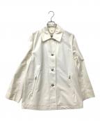 MaxMaraマックスマーラ）の古着「銀釦レインコート」｜アイボリー