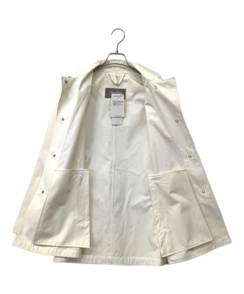 MaxMara（マックスマーラ）MaxMara (マックスマーラ) 銀釦レインコート アイボリー サイズ:40の古着・服飾アイテム