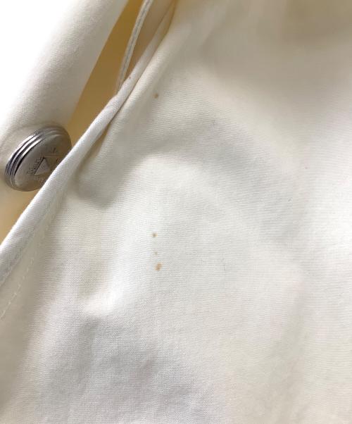 MaxMara（マックスマーラ）MaxMara (マックスマーラ) 銀釦レインコート アイボリー サイズ:40の古着・服飾アイテム