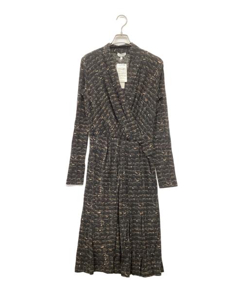 MaxMara（マックスマーラ）MaxMara (マックスマーラ) 長袖ワンピース ブラック サイズ:42（ML)の古着・服飾アイテム