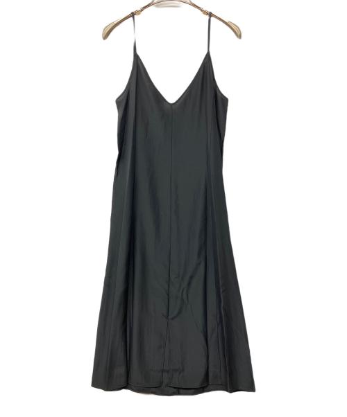 MaxMara（マックスマーラ）MaxMara (マックスマーラ) シルク花柄ワンピース ブラック×ピンク サイズ:42（ML)の古着・服飾アイテム