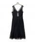 MaxMara (マックスマーラ) ノースリーブワンピース ブラック サイズ:42（ML)：10000円