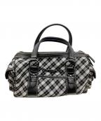 BURBERRY BLUE LABELバーバリー ブルー レーベル）の古着「ミニボストンバッグ」｜ブラック