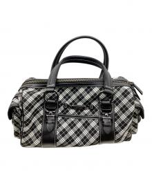 BURBERRY BLUE LABEL（バーバリー ブルー レーベル）の古着「ミニボストンバッグ」｜ブラック
