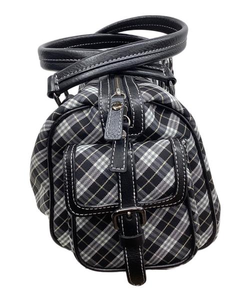 BURBERRY BLUE LABEL（バーバリー ブルー レーベル）BURBERRY BLUE LABEL (バーバリー ブルー レーベル) ミニボストンバッグ ブラックの古着・服飾アイテム