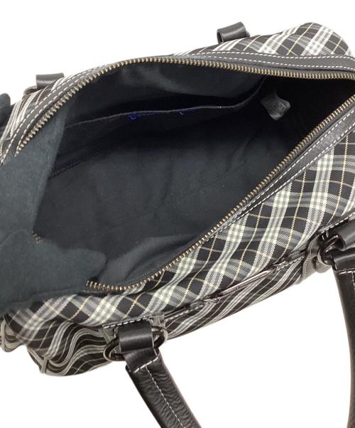 BURBERRY BLUE LABEL（バーバリー ブルー レーベル）BURBERRY BLUE LABEL (バーバリー ブルー レーベル) ミニボストンバッグ ブラックの古着・服飾アイテム