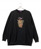TAKESHI KOSAKA by Y's Pink Labelタケシコウサカ バイ ワイズピンクレーベル）の古着「プリントスウェット」｜ブラック