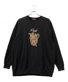 TAKESHI KOSAKA by Y's Pink Label（タケシコウサカ バイ ワイズピンクレーベル）の古着「プリントスウェット」｜ブラック