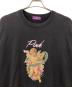 中古・古着 TAKESHI KOSAKA by Y's Pink Label (タケシコウサカ バイ ワイズピンクレーベル) プリントスウェット ブラック サイズ:2：12000円