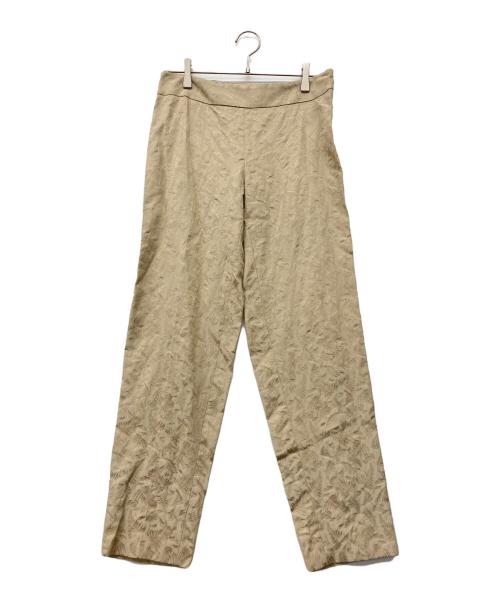 MaxMara（マックスマーラ）MaxMara (マックスマーラ) 90'sパンツスーツ ベージュ サイズ:42 未使用品の古着・服飾アイテム
