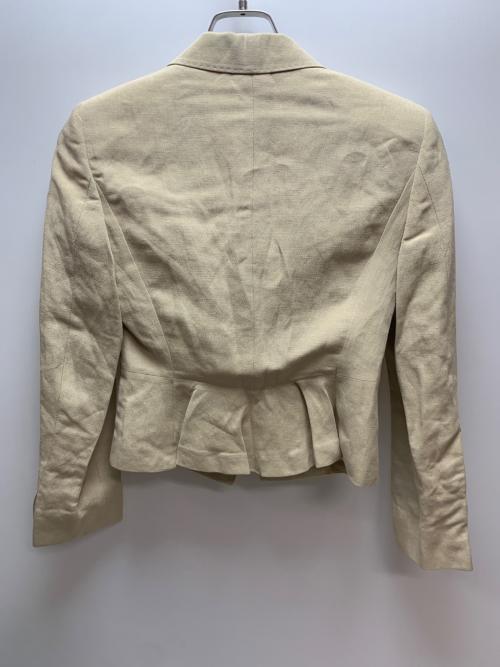 MaxMara（マックスマーラ）MaxMara (マックスマーラ) 90's リネン/シルクスカートスーツ ベージュ サイズ:36の古着・服飾アイテム