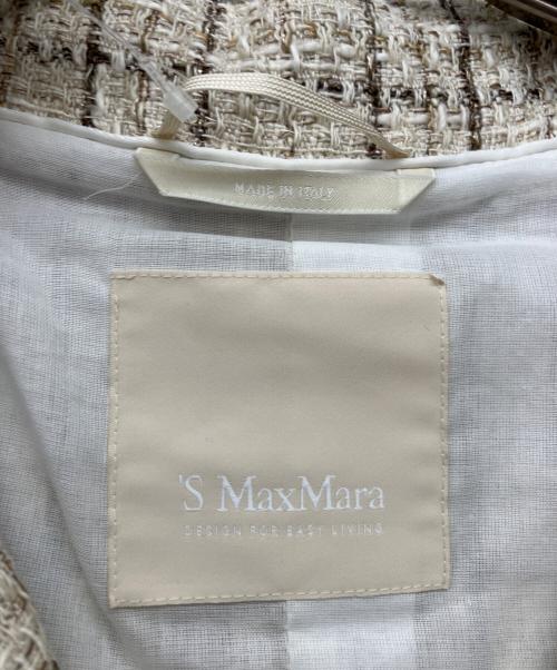 'S Max Mara（エスマックスマーラ）'S Max Mara (エスマックスマーラ) 90'sスカートスーツ ベージュ サイズ:38 未使用品の古着・服飾アイテム