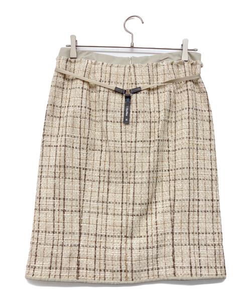 'S Max Mara（エスマックスマーラ）'S Max Mara (エスマックスマーラ) 90'sスカートスーツ ベージュ サイズ:38 未使用品の古着・服飾アイテム