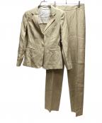 MaxMaraマックスマーラ）の古着「90's リネンパンツスーツ」｜ベージュ