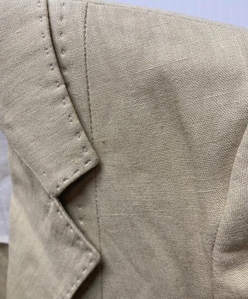 MaxMara（マックスマーラ）MaxMara (マックスマーラ) 90's リネンパンツスーツ ベージュ サイズ:36 未使用品の古着・服飾アイテム