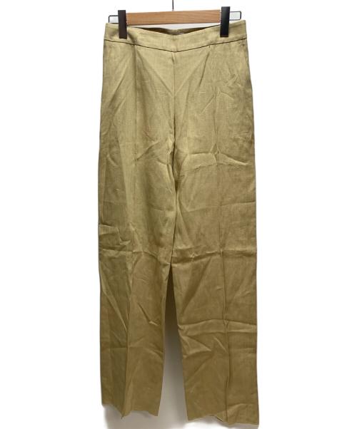 MaxMara（マックスマーラ）MaxMara (マックスマーラ) 90's リネンパンツスーツ ベージュ サイズ:36 未使用品の古着・服飾アイテム