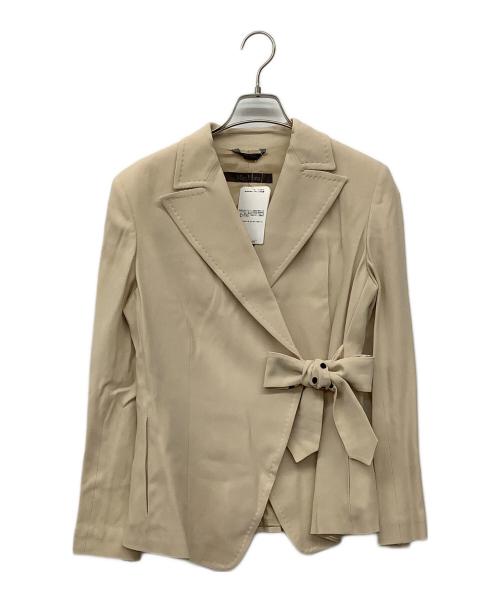 MaxMara（マックスマーラ）MaxMara (マックスマーラ) 90'sパンツスーツ ベージュ サイズ:40の古着・服飾アイテム