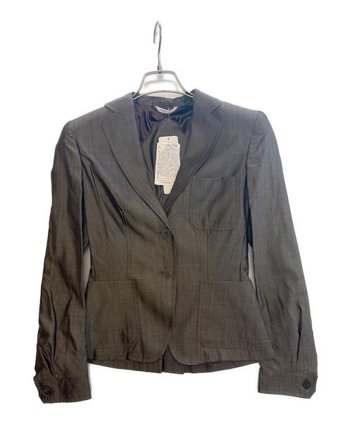 MaxMara（マックスマーラ）MaxMara (マックスマーラ) 90'sパンツスーツ ブラウン サイズ:38の古着・服飾アイテム