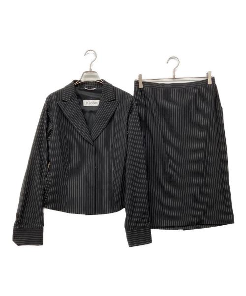 MaxMara（マックスマーラ）MaxMara (マックスマーラ) 90'sスカートスーツ ブラック サイズ:42の古着・服飾アイテム