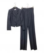 MaxMaraマックスマーラ）の古着「90'sリネンウールパンツスーツ」｜ネイビー