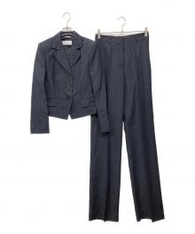 MaxMara（マックスマーラ）の古着「90'sリネンウールパンツスーツ」｜ネイビー