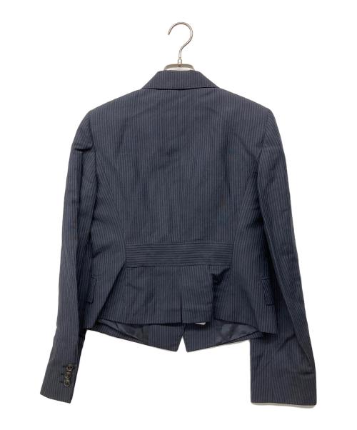 MaxMara（マックスマーラ）MaxMara (マックスマーラ) 90'sリネンウールパンツスーツ ネイビー サイズ:40の古着・服飾アイテム