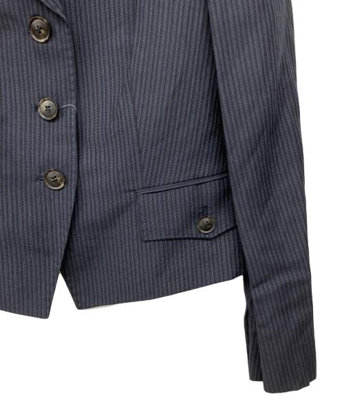 MaxMara（マックスマーラ）MaxMara (マックスマーラ) 90'sリネンウールパンツスーツ ネイビー サイズ:40の古着・服飾アイテム