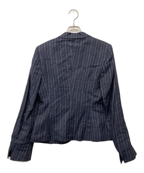 MaxMara（マックスマーラ）MaxMara (マックスマーラ) 90'sリネンスカートスーツ ネイビー サイズ:42の古着・服飾アイテム