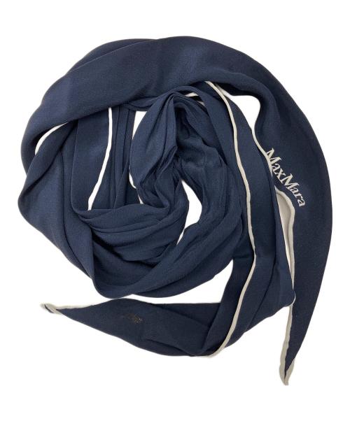 MaxMara（マックスマーラ）MaxMara (マックスマーラ) 90'sリネンスカートスーツ ネイビー サイズ:42の古着・服飾アイテム