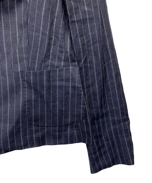 MaxMara（マックスマーラ）MaxMara (マックスマーラ) 90'sリネンスカートスーツ ネイビー サイズ:42の古着・服飾アイテム