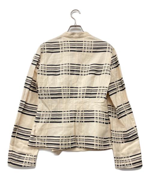 MaxMara（マックスマーラ）MaxMara (マックスマーラ) 90'sコットンリネンスカートスーツ アイボリー サイズ:40 未使用品の古着・服飾アイテム