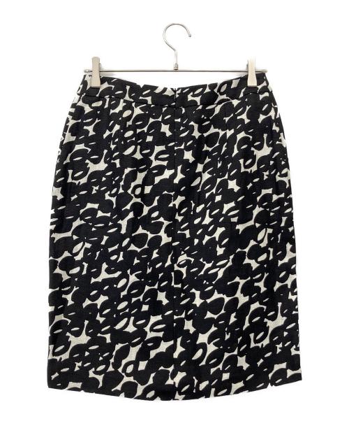 MaxMara（マックスマーラ）MaxMara (マックスマーラ) 90'sリネンスカートスーツ ブラック サイズ:38の古着・服飾アイテム