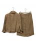 MaxMara (マックスマーラ) 90'sリネンブレンドスカートスーツ ブラウン サイズ:40：15000円