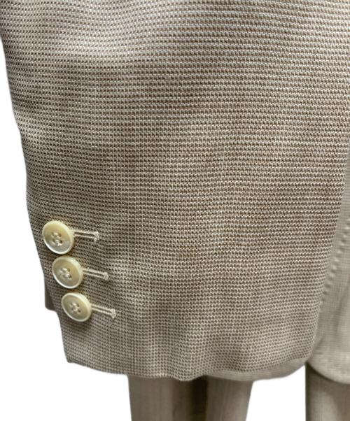 MaxMara（マックスマーラ）MaxMara (マックスマーラ) 90'sシルクブレンドパンツスーツ ベージュ サイズ:36 未使用品の古着・服飾アイテム