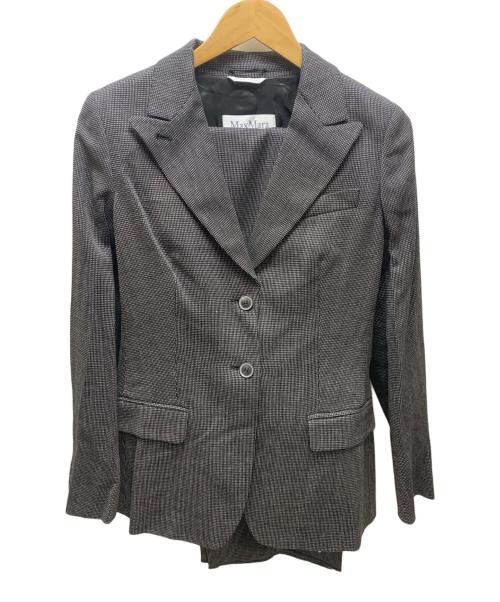 MaxMara（マックスマーラ）MaxMara (マックスマーラ) 90'sパンツスーツ ブラック サイズ:38 未使用品の古着・服飾アイテム