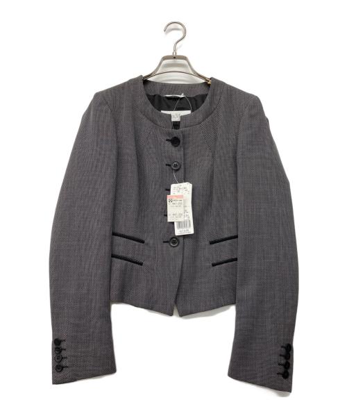 MaxMara（マックスマーラ）MaxMara (マックスマーラ) 90'sノーカラースーツ グレー サイズ:42(ML) 未使用品の古着・服飾アイテム