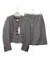 MaxMara（マックスマーラ）の古着「90'sノーカラースーツ」｜グレー