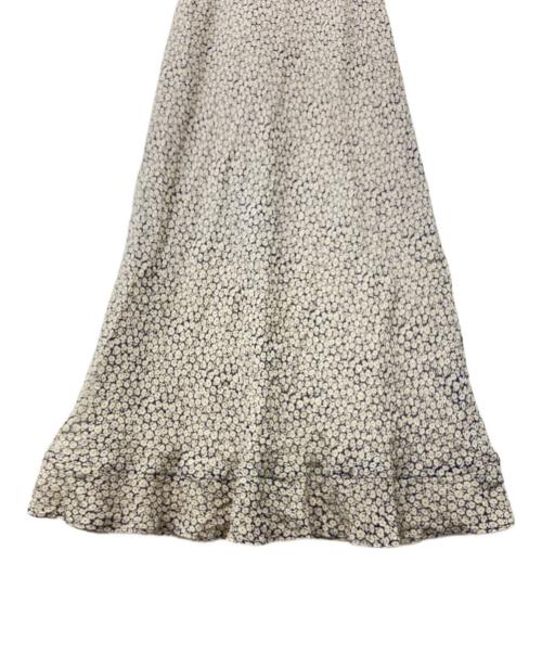 MaxMara（マックスマーラ）MaxMara (マックスマーラ) ノースリーブリボンシルクワンピース ブラック×グリーン サイズ:40 未使用品の古着・服飾アイテム