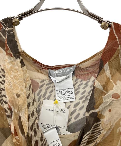 MaxMara（マックスマーラ）MaxMara (マックスマーラ) ノースリーブワンピース ブラウン サイズ:36 未使用品の古着・服飾アイテム
